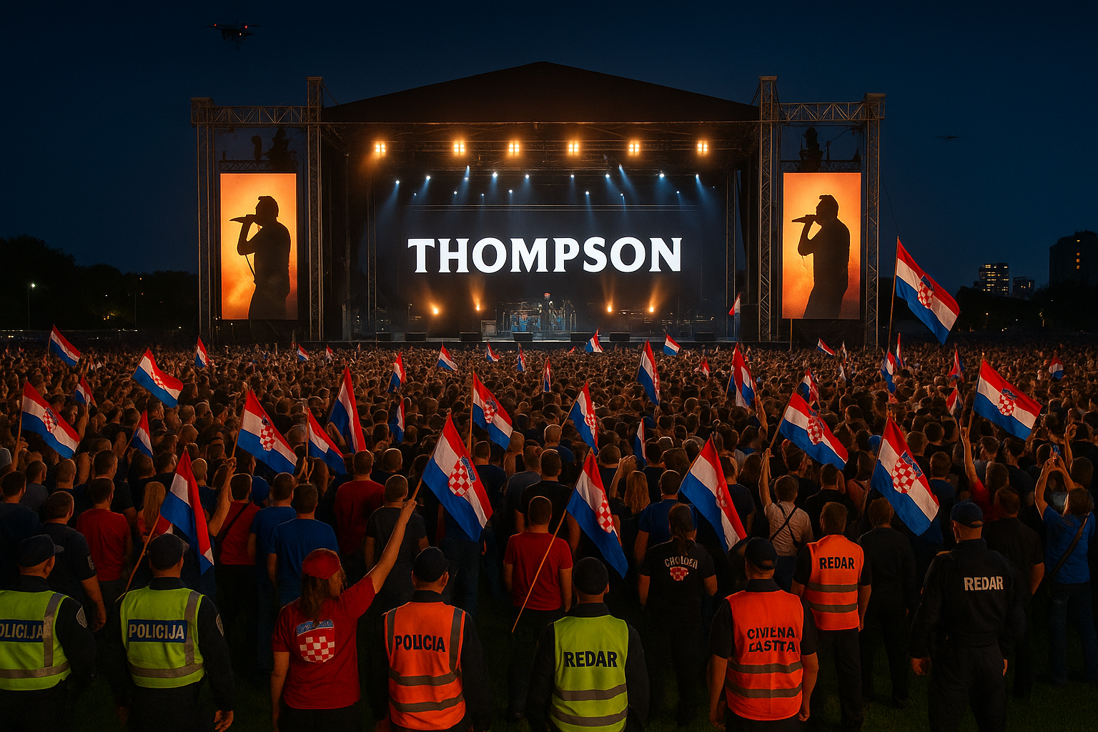 Glazba, narod i sigurnost: Sve oči uprte u Thompsonov spektakl