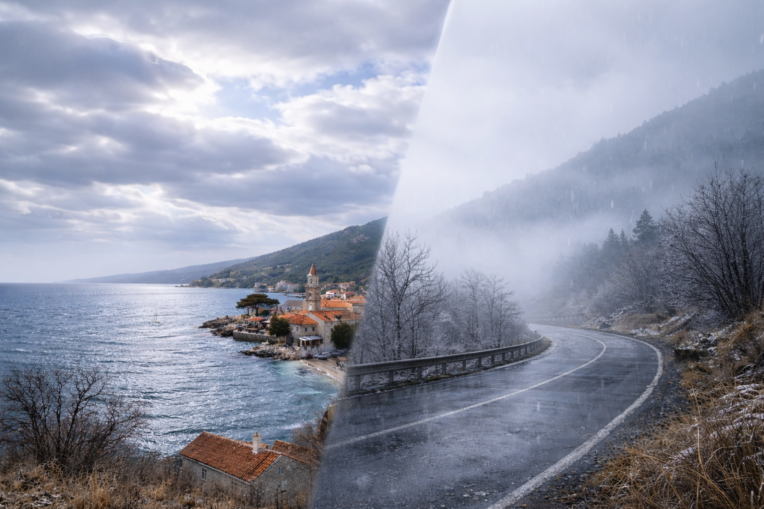 Promjenjivo i razmjerno blago vrijeme: Sunčana razdoblja češća na Jadranu, u unutrašnjosti moguća magla i slaba kiša