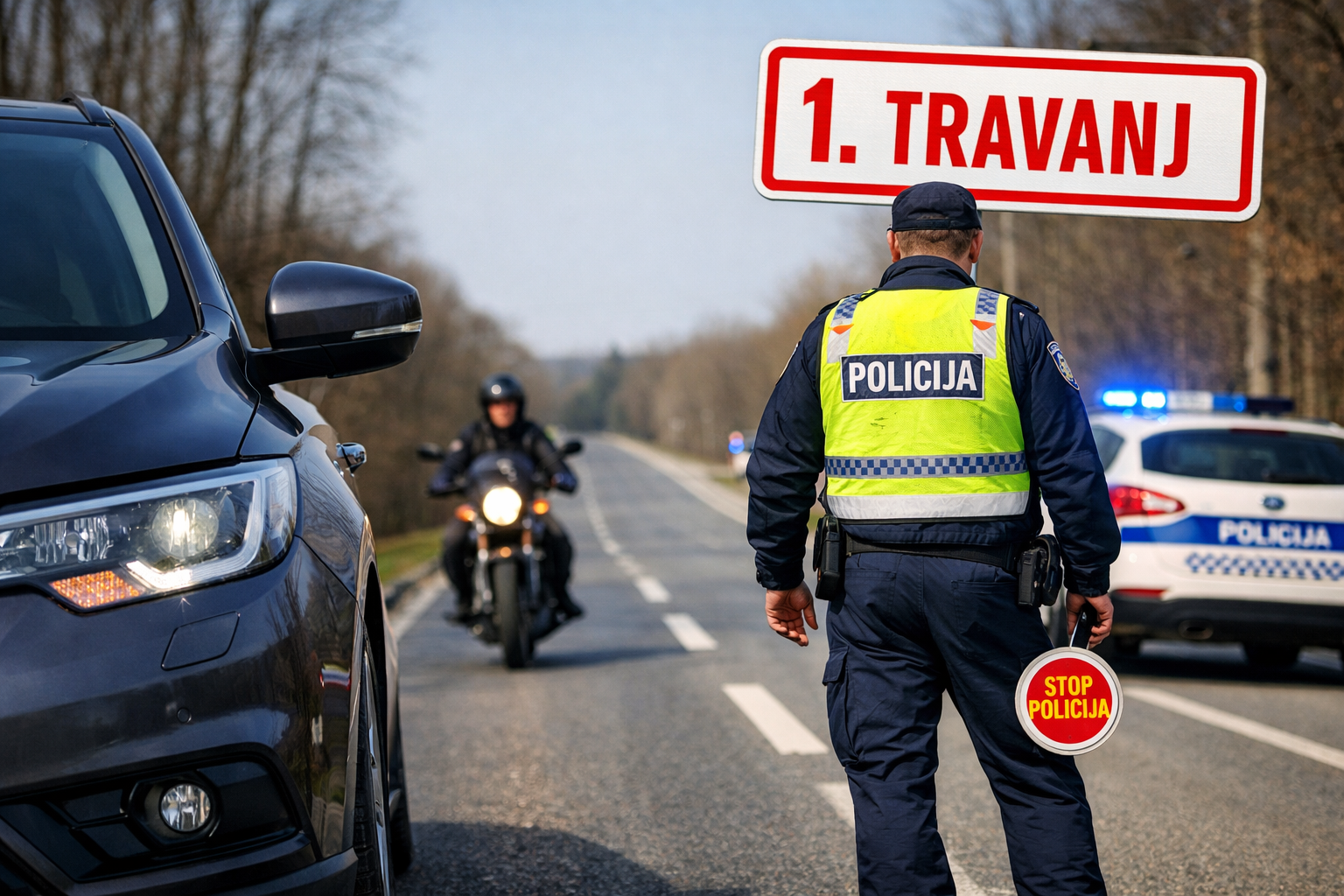Od 1. travnja bez obveznih dnevnih svjetala: Policija i dalje poziva na oprez u prometu