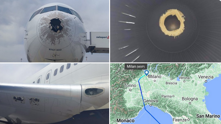 Nevrijeme u Italiji: Olujna tuča pogodiła Milan, a zrakoplov preusmjeren u Rim