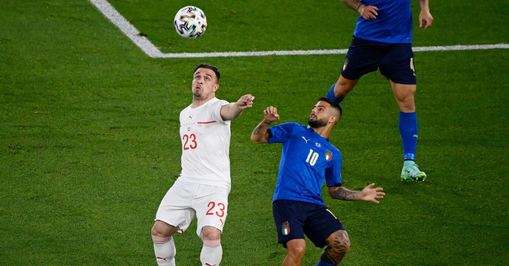 ITALIJA - ŠVICARSKA Nogometaši  Italije protiv  Švicarske love osminu finala Europskog nogometnog prvenstva