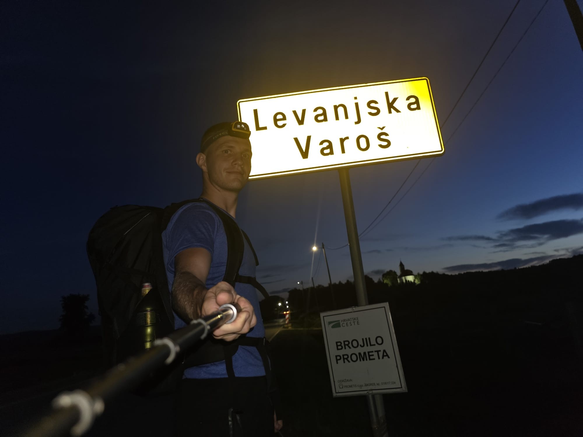 Ivan Džepina jutros zapoćeo 3. etapu na svojoj "Olujnoj" hodnjiod Vukovara do Knina