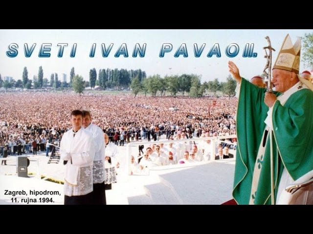 10. rujna 1994. – Papa Ivan Pavao II. posjetio ratom zahvaćenu Hrvatsku (VIDEO)