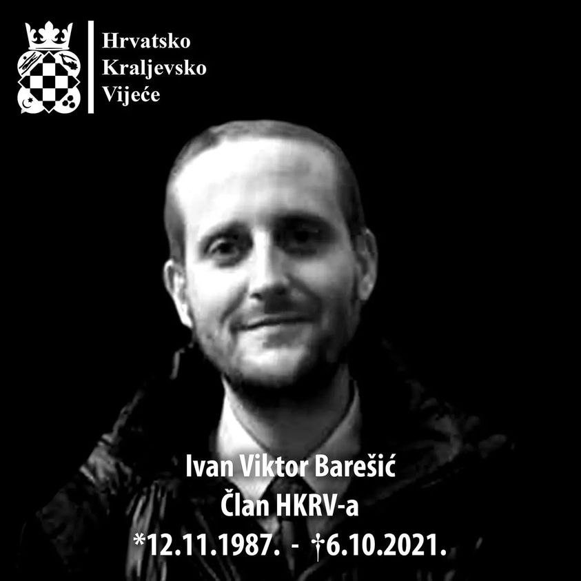 Preminuo Ivan Viktor Barešić, sin pokojnog Mire Barešić