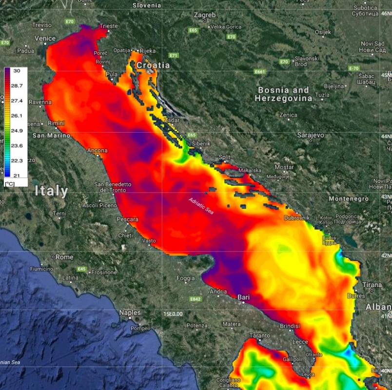 Hrvatska jedva da pamti ovakvo dramatično stanje na Jadranu: Pogledajte kolike su temperature mora