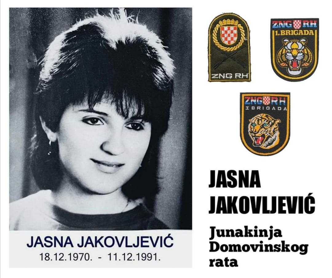 HVALA TI ZA SLOBODU, ‘TIGRICE’! Jasna (20) je prva poginula braniteljica: Bila je studentica…