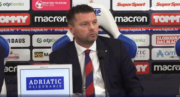 Na Poljudu predstavljen novi trener Hajduka