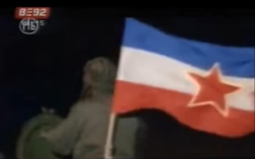 19. rujna 1991. Beograd – ‘bacanje cveća pred tenkove’ koji kreću napasti Vukovar