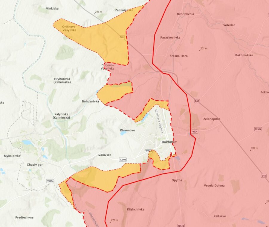 Institut za rat objavio nove karte: Wagner je uzeo taktičku pauzu u Bahmutu