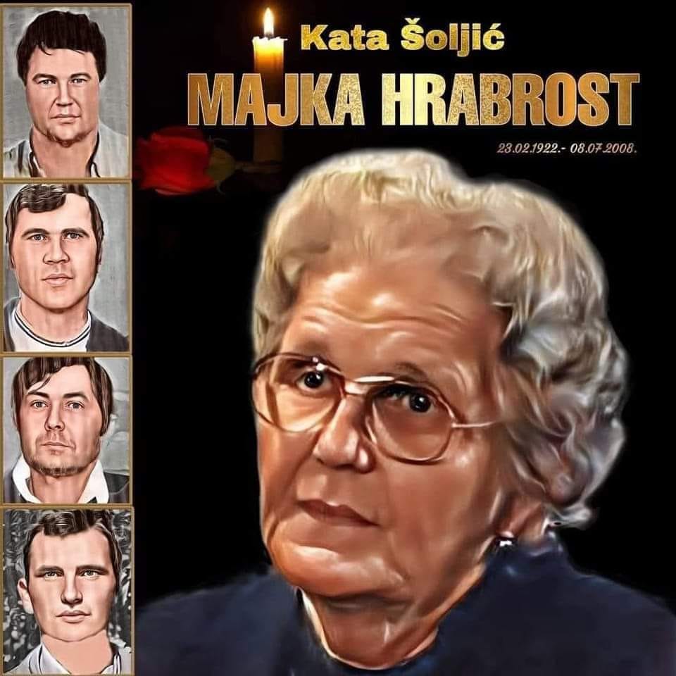 Svečano otkrivanje spomenika Kati Šoljić i njenim poginulim sinovima