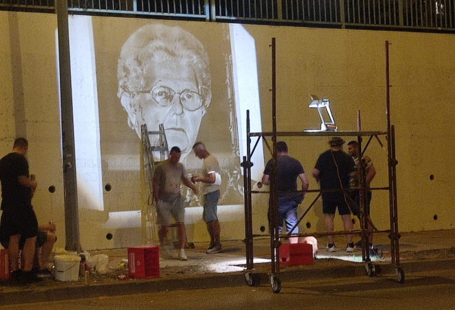 (VIDEO) KATA ŠOLJIĆ I SINOVI DOBIVAJU MURAL! Torcida u Splitu zasukala rukave: Oslikat će herojsku obitelj