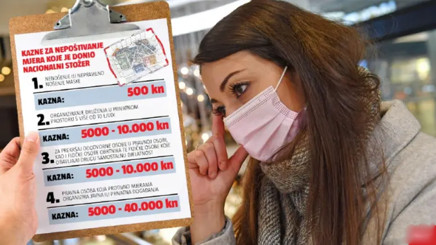 Od subote vas mogu kazniti s 500 kuna ako nemate masku
