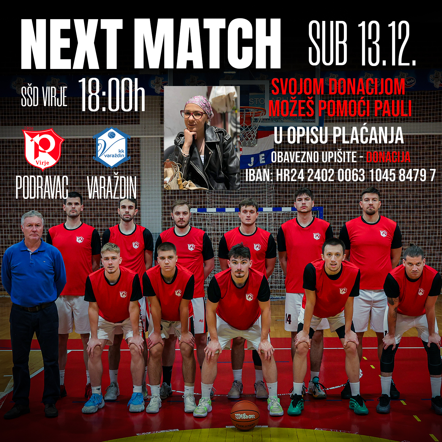 Borba na terenu, borba za život: Utakmica posvećena Pauli Želimorski