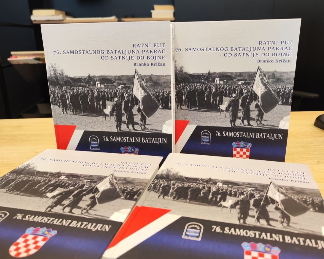 Sjećanje pretočeno u knjigu – 76. bataljun Pakrac dobio svoje trajno svjedočanstvo
