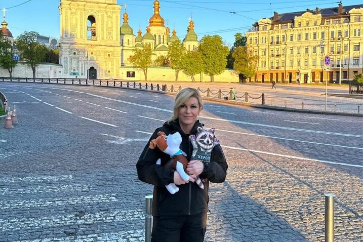 Kolinda rođendan dočekala u ratnom Kijevu, pod ruskim raketama: Probudio me zvuk dobro poznat nama Hrvatima