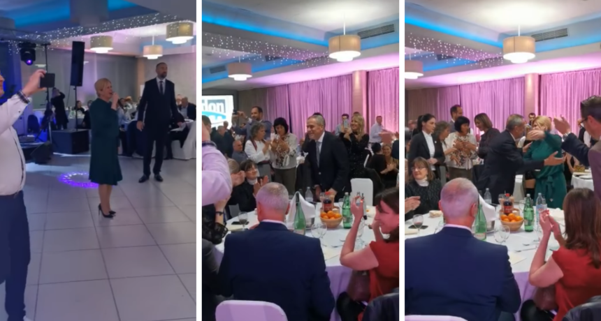 Na Bandićevu proslavu stigla i gošća iznenađenja i zapjevala