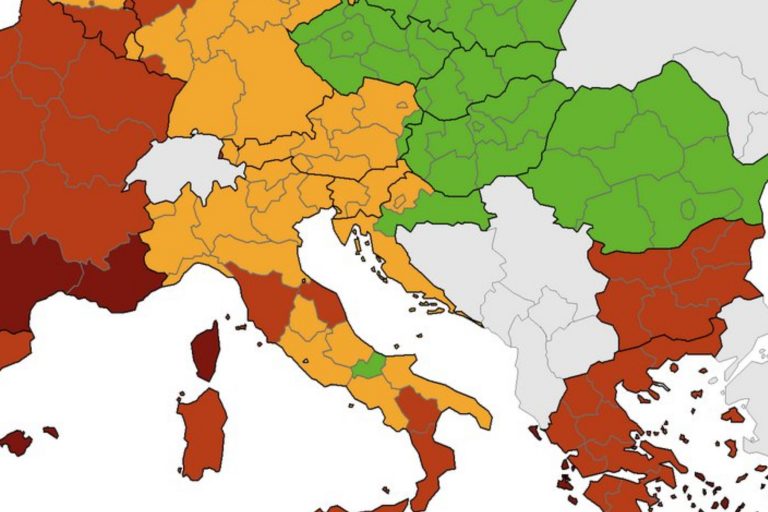 ECDC objavio novu kartu – obala i sjever narančasti: Što to znači za Hrvatsku?