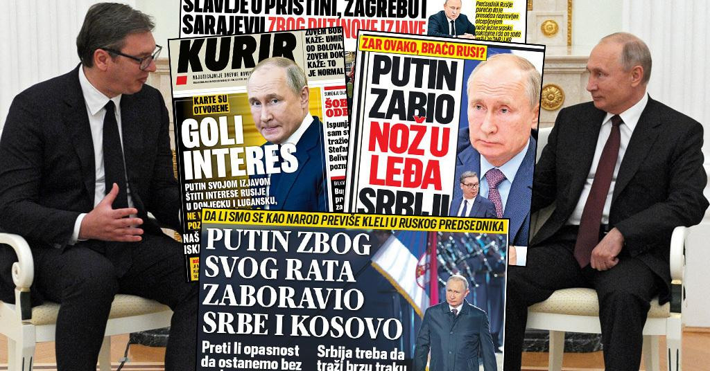 POTRES U BEOGRADU Putin šokirao Srbiju, tabloidi u nevjerici, Vučić najavio obraćanje naciji: ‘Priznao je Kosovo!‘