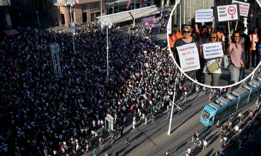 Diljem Hrvatske održani prosvjedi podrške Mireli Čavajdi. “Ostanimo bijesne”