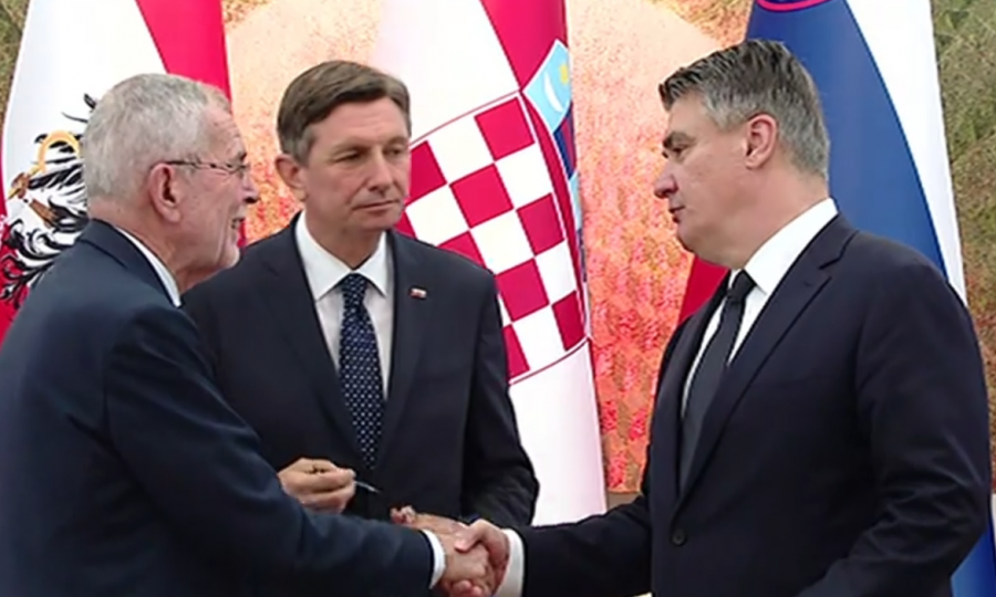 SASTANAK TRILATERALE  Predsjednici Austrije, Slovenije i Hrvatske o Krškom, zapadnom Balkanu i koroni