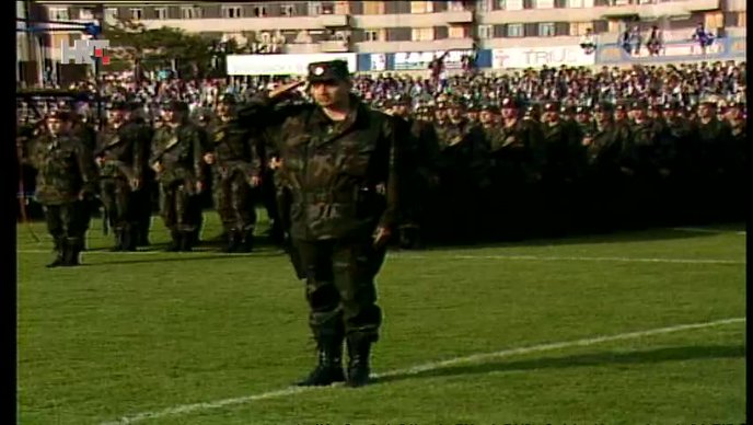 Povijesno postrojavanje u Kranjčevićevoj