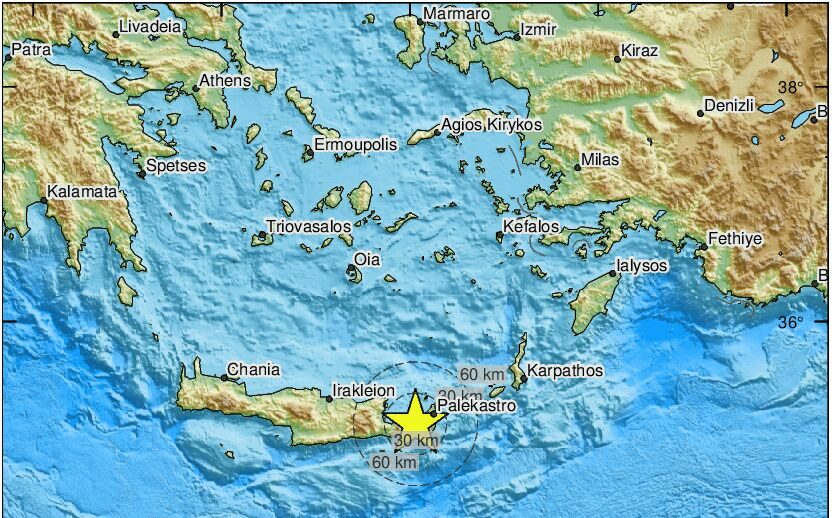 Jak potres pogodio Kretu