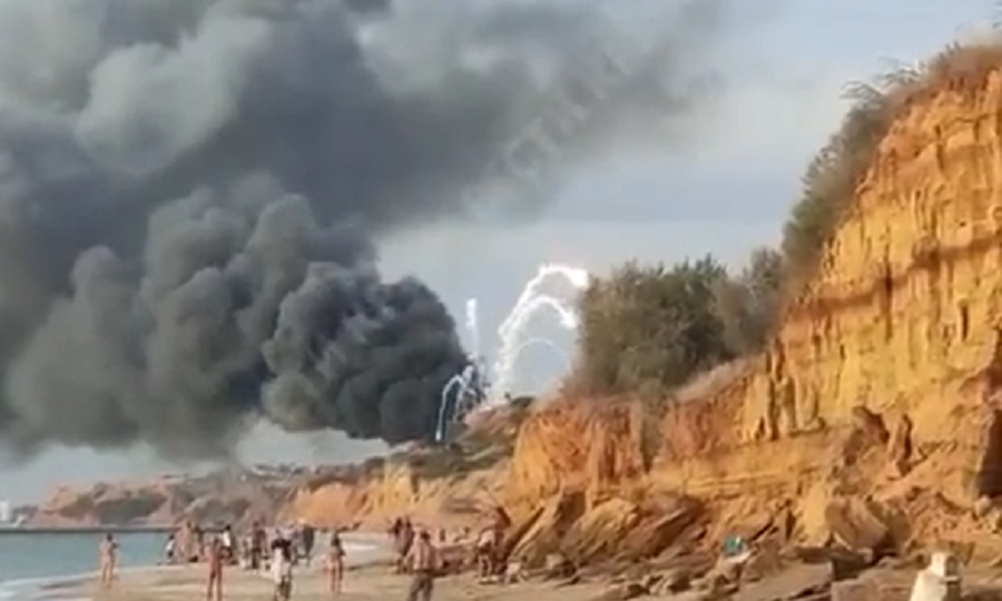 Eksplozija na vojnom aerodromu na Krimu, Rusi tvrde: Avion je promašio pistu