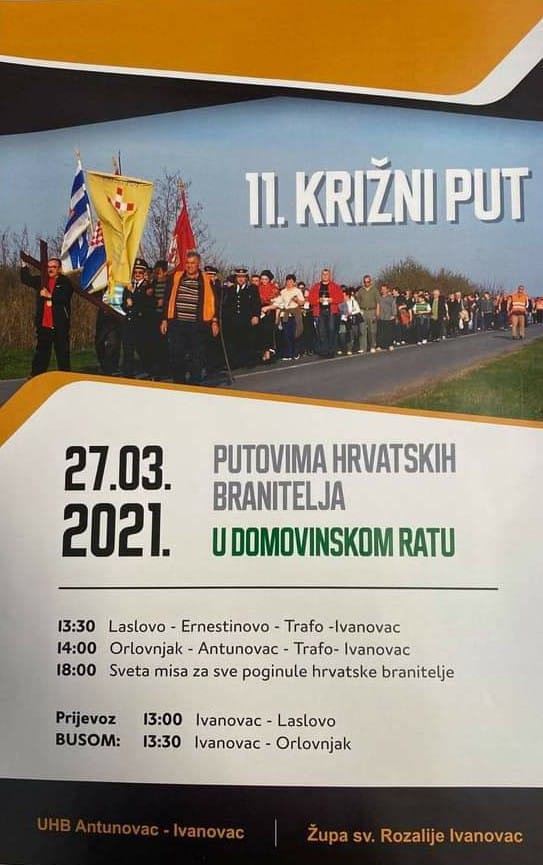 11. Križni put - Putevima hrvatskih branitelja u Domovinskom ratu
