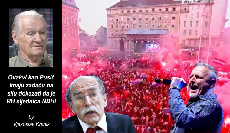 Ovakvi kao Pusić imaju zadaću na silu dokazati da je RH slijednica NDH