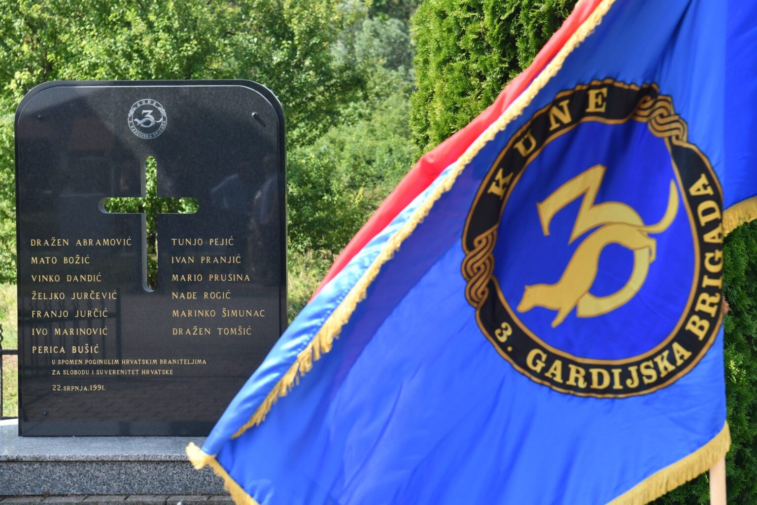 Sjećanje na 13 poginulih pripadnika 3. gardijske brigade “Kune” – heroji koji su dali život za slobodu Slavonije