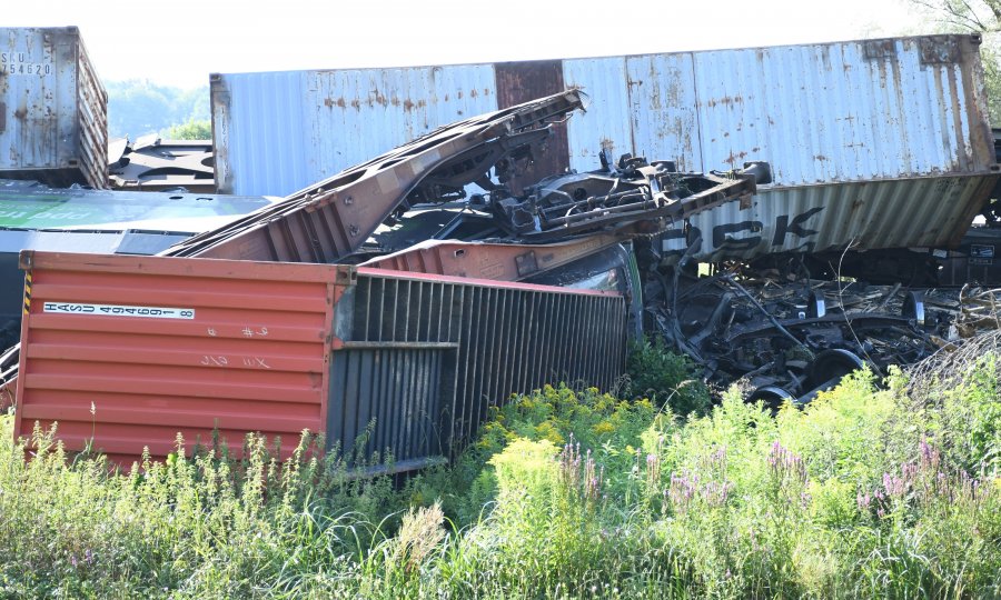 Kod Križevaca se sudarila dva teretna vlaka