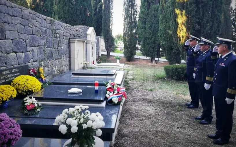 MORH: Obilježena obljetnica smrti admirala flote Svete Letice Barbe
