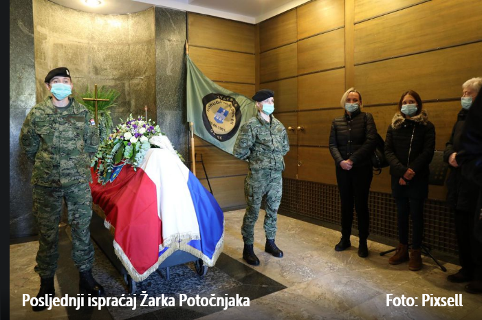 Legendarnog Žarka Potočnjaka pokopali uz vojne počasti, posljednje zbogom došli su mu reći brojni kolege i prijatelji