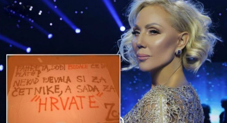 Lepu Brenu u Zagrebu dočekale neugodne poruke na plakatima