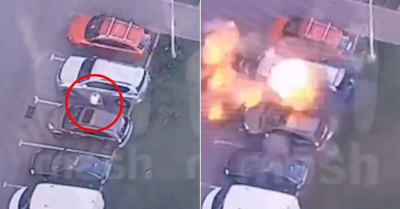 Šok u Moskvi: Jedan od šefova ruske vojske raznesen na parkiralištu, nadzorna kamera snimila eksploziju