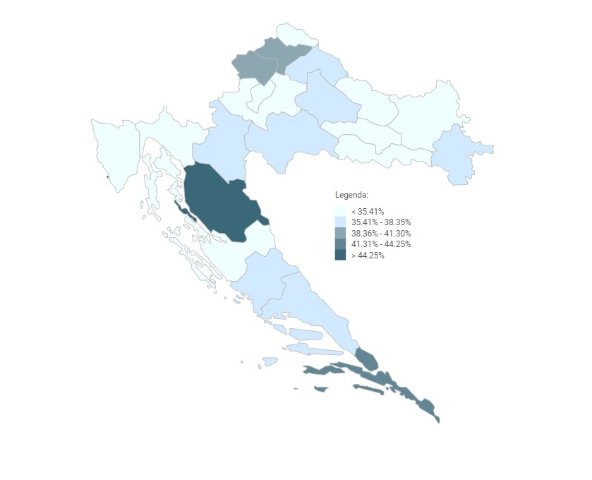 DIP: Odaziv birača u 16,30 sati