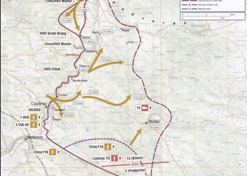 6. lipnja 1992. Počela akcija ‘Lipanjske zore’ kojom je oslobođen Mostar i dolina Neretve