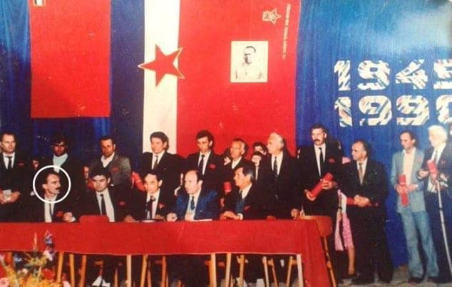 Voditelj Budnice ispod petokraka: Marko Ljubić na sastanku komunista