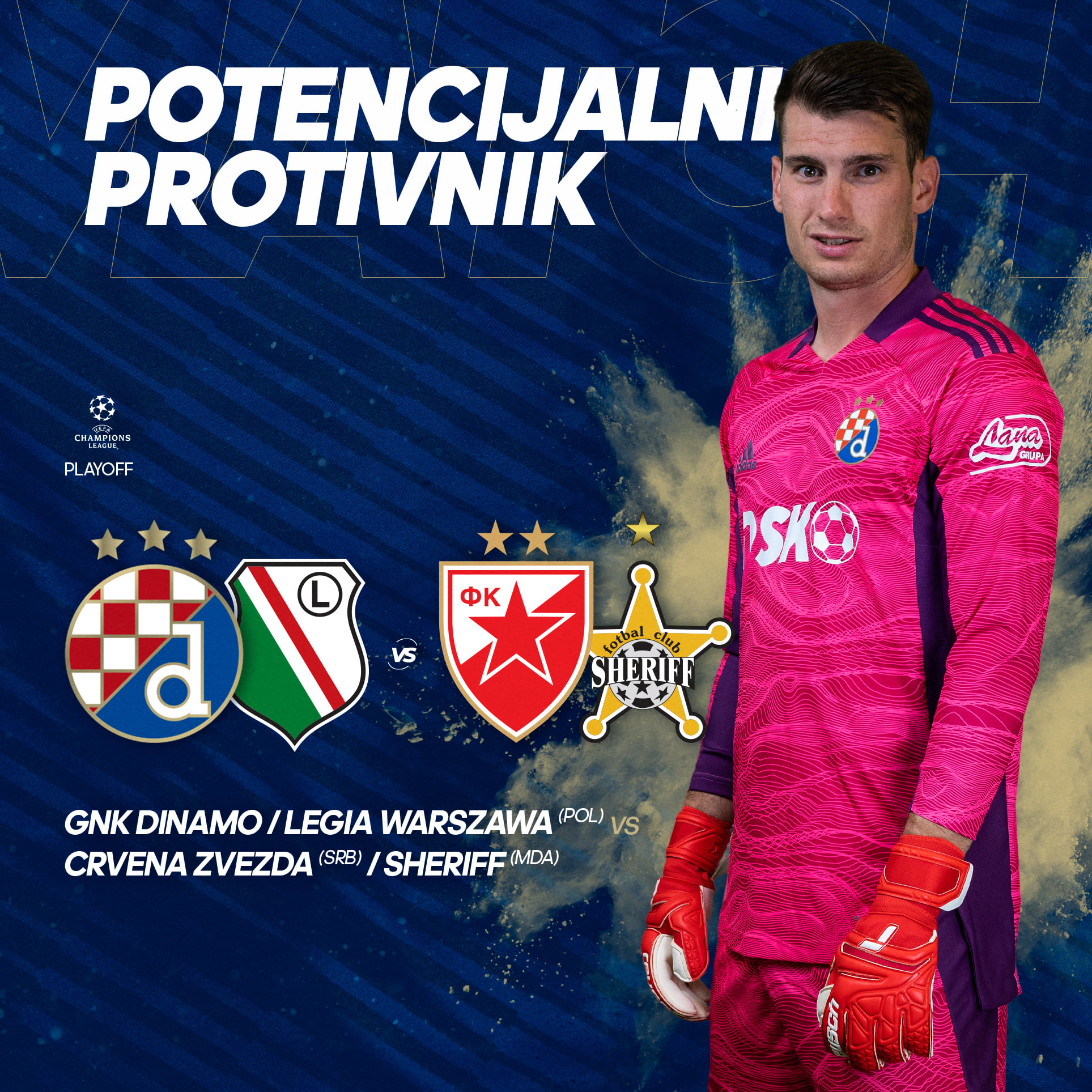 Dinamo izvukao Crvenu zvezdu. Ako prođe Legiju, za LP može igrati protiv prvaka Srbije