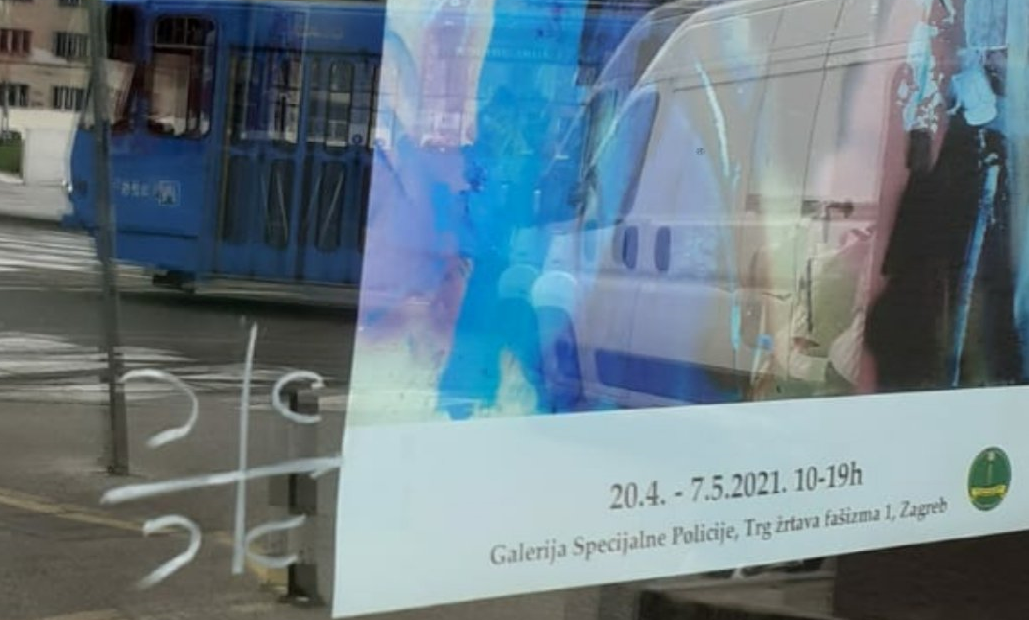 Uznemirujuća poruka netolerancije osvanula na vratima udruge specijalne policije Domovinskog rata !