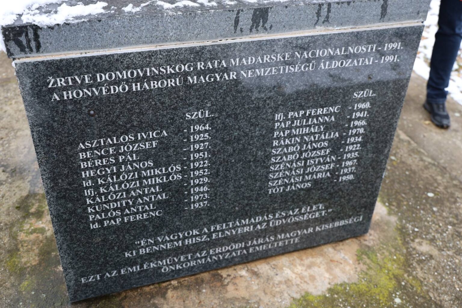 Sjećanje na zločine u Dalj Planini: Komemoracija za ubijene mađarske civile