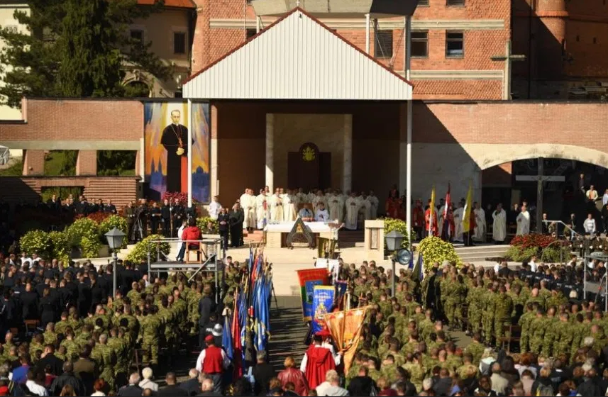 Hrvatska vojska na tradicionalnom hodočašću u Mariji Bistrici
