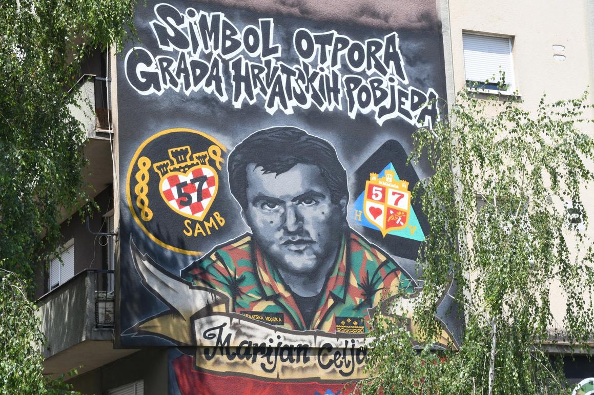 Dovršen mural posvećen legendarnom brigadiru HV-a