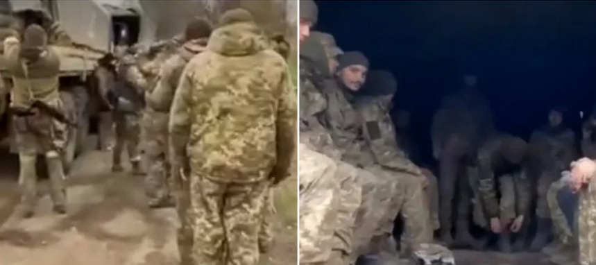 VIDEO Rusi objavili snimku predaje ukrajinskih marinaca u Mariupolju