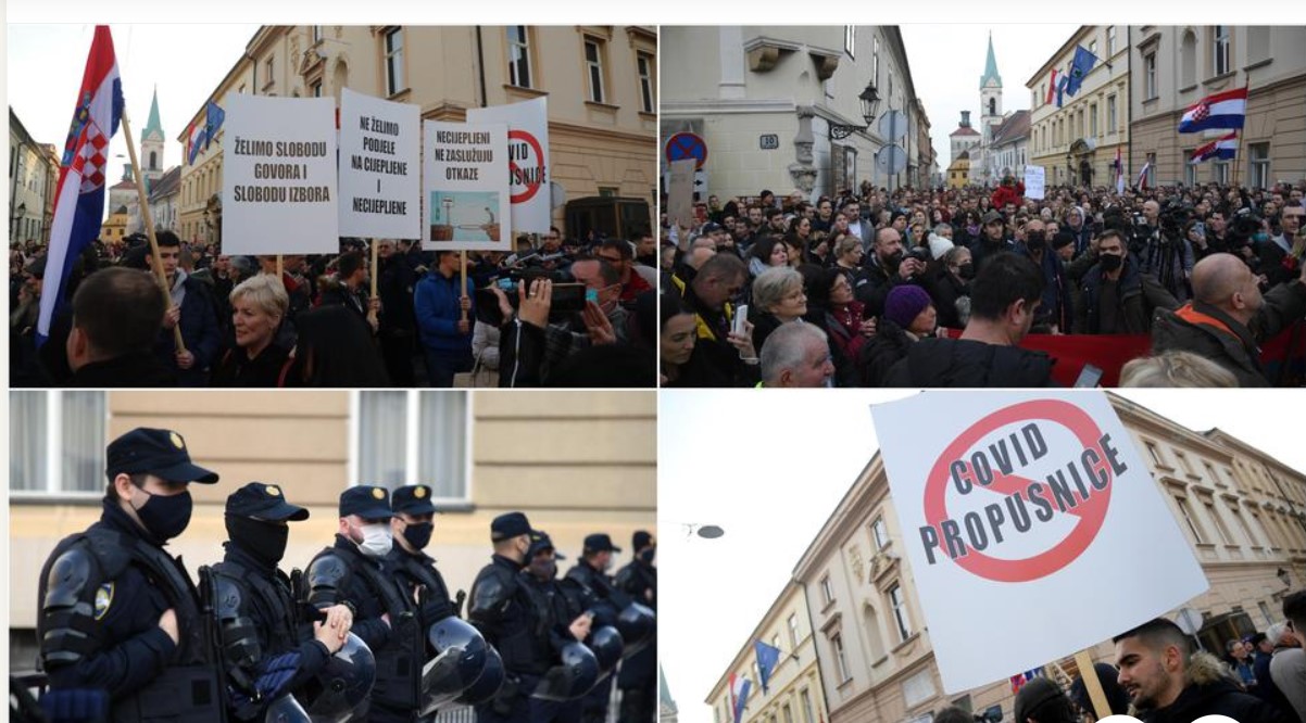 UŽIVO Novi prosvjed u Zagrebu: 'Isti tren raspuštajte Stožer i raspišite izbore'