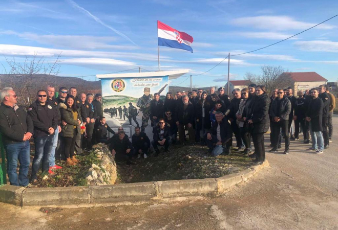 Otkriven mural hrvatskom vitezu Branimiru Mamiću: ‘Neka i dalje uživa nebeski spokoj i mir’