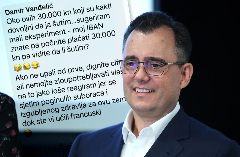 Vanđelić odgovorio Ćoriću i HDZ-u: “Dajte si sredite vrh stranke da vas nije sram. Ako niste shvatili, ovo je tek početak”