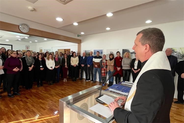 Blagoslov u Ministarstvu hrvatskih branitelja