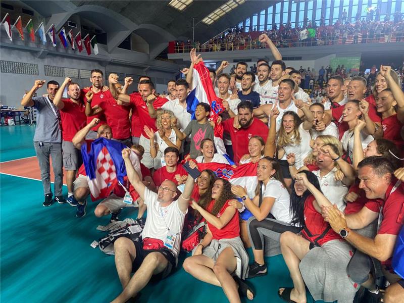 MEDITERANSKE IGRE: Hrvatski odbojkaši  osvojili zlato