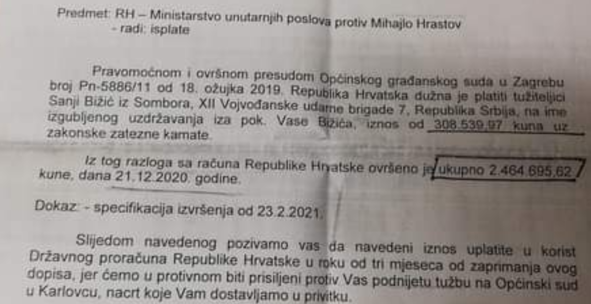 Branio ulazak četnika u Karlovac, a sad mora platiti 2.464.695,62 kune zbog pripadnika agresorske četničke horde